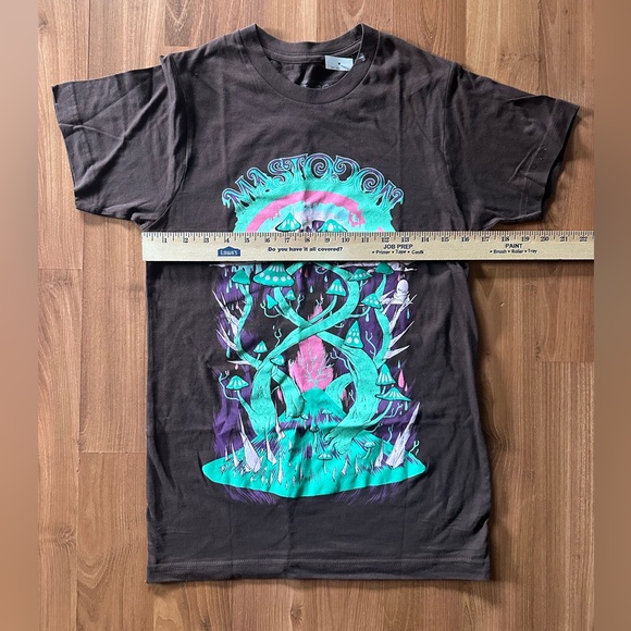 ๐ NWT Mastodon Mushroom Forest Boyfriend Fit T-shirt size small Hot Topic ๐ - Picture 4 of 8